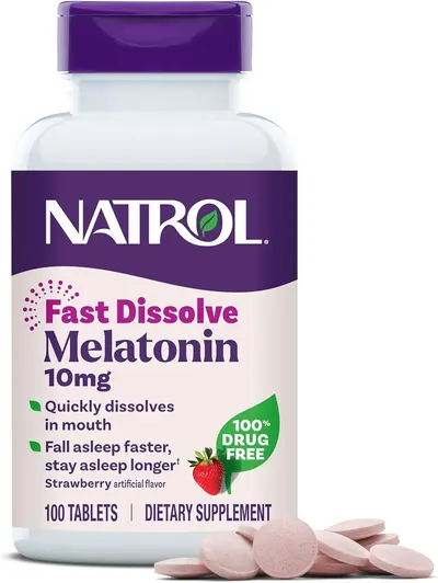 Natrol Fast Dissolve Melatonin 10mg Tablets