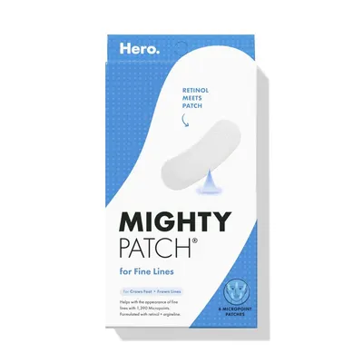 Showcases the product's retail packaging to communicate brand identity and highlight key features like 'for Fine Lines'.