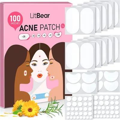 Main Images for LitBear Large Pimple Patches in 6 Sizes for Large Pimples