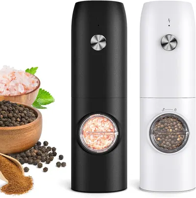 Main Images for Electric Salt and Pepper Grinder Set
