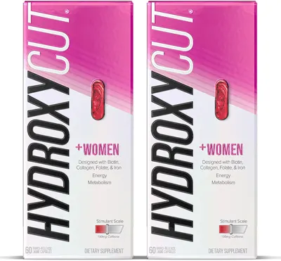 Showcases multiple identical packages of the women's supplement to emphasize product availability and consistency. Displays the product's retail packaging to…