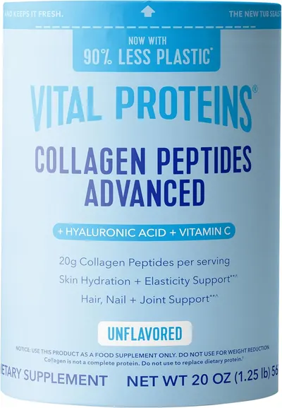 Vital Proteins Collagen Peptides Powder Advanced with Hyaluronic Acid &…