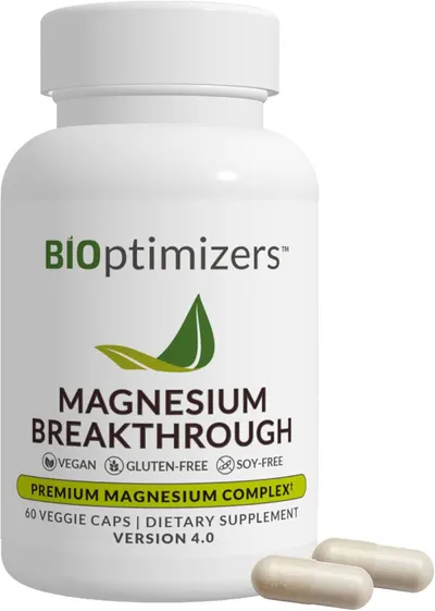 Clearly displays the product packaging to show the brand name, product type, and key features like being vegan and gluten-free. Shows both the product bottle…
