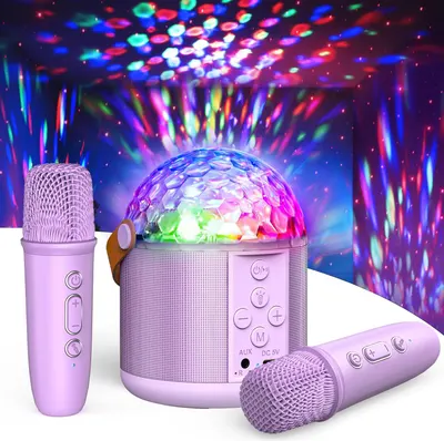 Main Images for Karaoke Machine with Disco LED Lights for Adults Kids