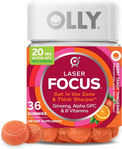 Showcases the product packaging and provides key information about the supplement's benefits and ingredients.