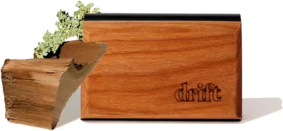 Showcases the product's premium wooden construction and natural aesthetic to appeal to eco-conscious consumers.