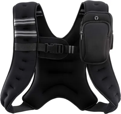 Showcases the product's design and features, highlighting its adjustable fit and integrated storage pouch.