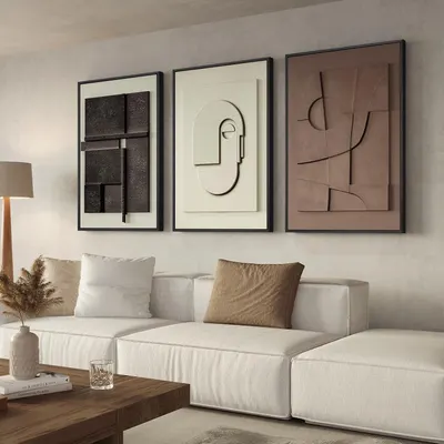 Showcases the product in a stylish, contemporary living room setting to demonstrate how it enhances home decor.