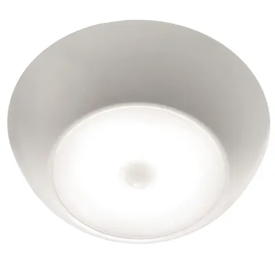 Showcases the clean, minimalist design of the ceiling light fixture against a white background.