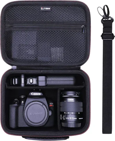 Main Images for Camera Case Compatible with Canon EOS Rebel T7/R50/R6 Mark II/R100/R50 V/T6/R8/R10/R5…
