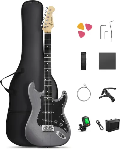 Main Images for DONNER DST-80 Electric Guitar 39” Beginner Electric Guitar Kit with Amp