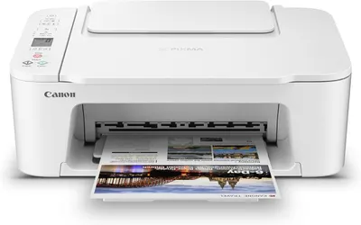 Showcases the printer's sleek, minimalist design to appeal to consumers looking for a space-efficient home office solution.