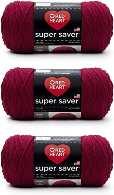 Main Images for Red Heart Super Saver Burgundy Yarn