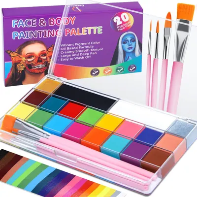 Main Images for Face Body Paint Kit