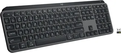 Showcases the complete keyboard design with all keys visible, allowing customers to see the full layout and functionality.