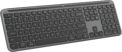 Showcases the complete keyboard design with all keys clearly visible, allowing potential buyers to see the full layout and functionality.