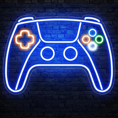 Creates a visually striking and modern representation of a game controller to appeal to gamers and highlight the product's design.