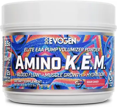 Shows the supplement container clearly against a white background to help shoppers identify the product and read key information like brand name, product name, and flavor.