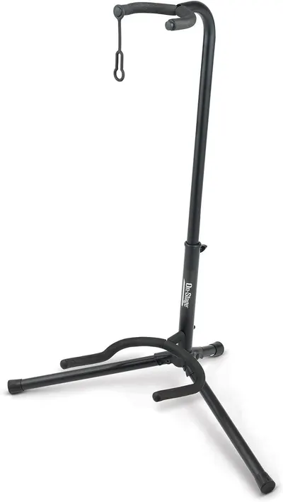 Displays the core product clearly on a white background to help shoppers quickly identify the guitar stand being sold.