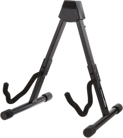 Shows the core product clearly against a white background to help shoppers quickly identify the guitar stand being sold and understand its basic structure.