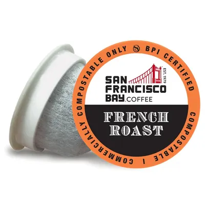 Shows the core product clearly on a white background to help shoppers identify the coffee pods and roast type being sold.