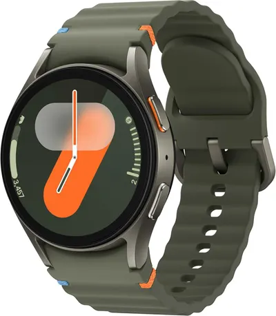 Displays the core product clearly on a white background to show the smartwatch design, color scheme, and overall appearance to potential buyers.