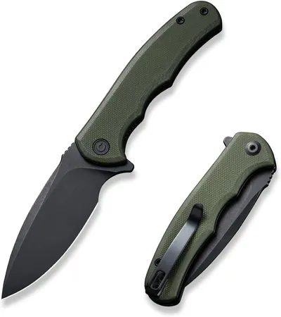Shows the core product clearly from multiple angles to help shoppers understand the knife's design, handle texture, and overall appearance in both open and closed positions. Demonstrates the knife's…