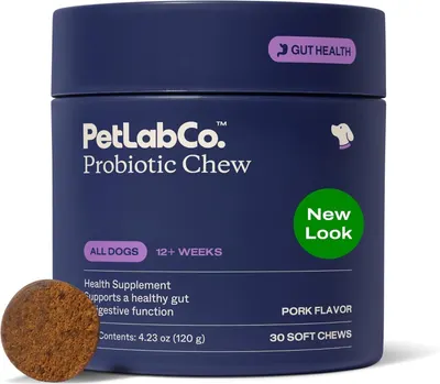 Shows the core product packaging and one sample chew to communicate what the buyer will receive and what the product looks like. Displays the retail packaging with key product details including…