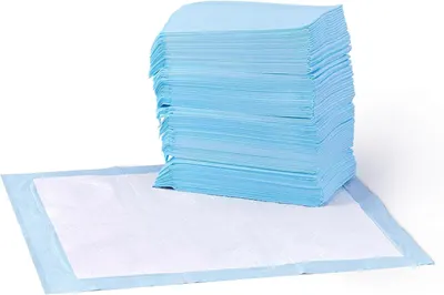 Shows the core product as a large stack of disposable pads to communicate the bulk quantity included in the purchase, reassuring shoppers they are getting substantial value and supply.