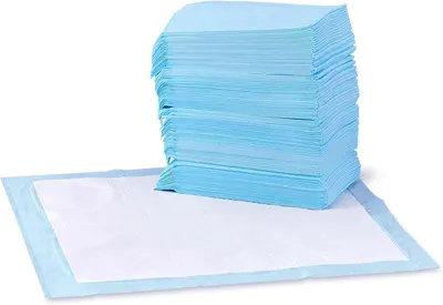 Shows the core product as a large stack of disposable pads to communicate bulk value and quantity included in the purchase.