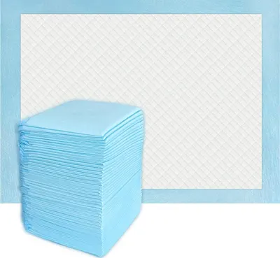 Shows the core product as a large stack of disposable pads to communicate the bulk quantity included in the purchase, reassuring shoppers they are getting substantial value.