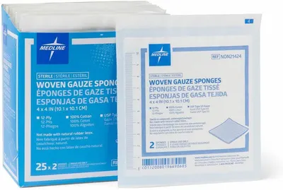 Displays the core product packaging to show shoppers exactly what they will receive, including both the bulk box and individual sterile packet. Shows the retail packaging including the outer box and…