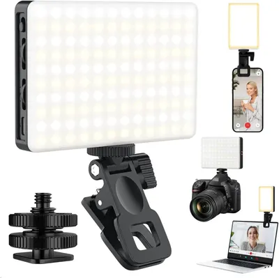 Displays the core product, an LED light panel with adjustable mounting hardware, to show shoppers exactly what they will receive. Demonstrates how the light can be used in various scenarios…
