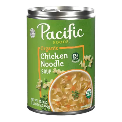 Displays the core product clearly so shoppers can identify the brand, flavor, and packaging format of the soup they are purchasing. Shows the actual retail packaging the buyer will receive,…