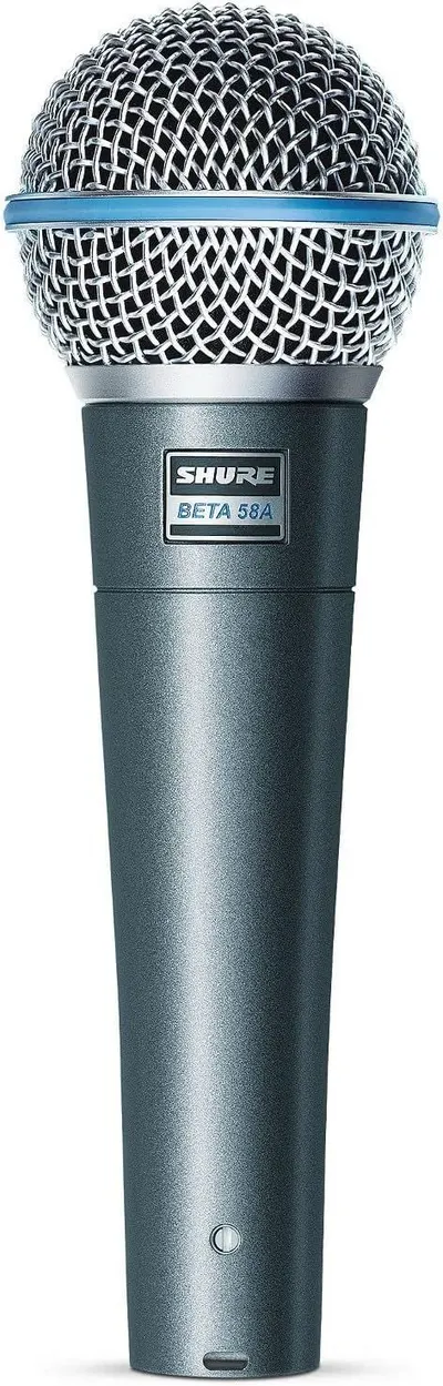 Displays the core product clearly on a white background to show the microphone's design, mesh grille, and branding for catalog purposes.