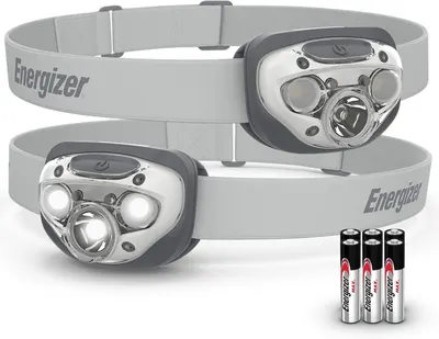 Shows the core product - Energizer headlamps with multiple LED lights and adjustable straps - clearly displaying the design and functionality to help shoppers understand what they are purchasing.…