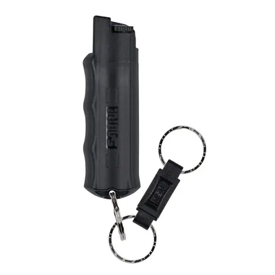Shows the core product clearly on a white background to help shoppers understand what they are purchasing - a personal safety device with convenient keychain carry system. Demonstrates that the…