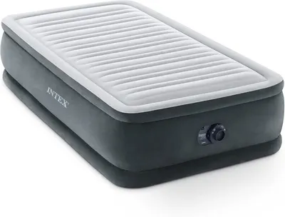 Displays the core product clearly on a white background to show the air mattress design, elevated height, and integrated pump feature.