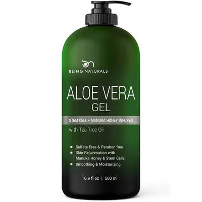 Displays the core product clearly with its pump bottle packaging and key ingredient callouts to communicate what the shopper is purchasing.