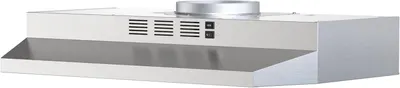 Displays the core product clearly in a catalog-style presentation to show the shopper exactly what they will receive, including its design, ventilation features, and control panel.