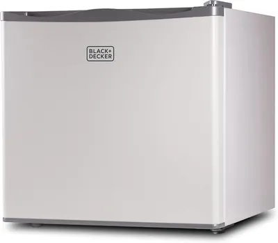 Displays the core product clearly on a white background to show the compact refrigerator's clean design and brand identity, helping shoppers understand what they are purchasing.
