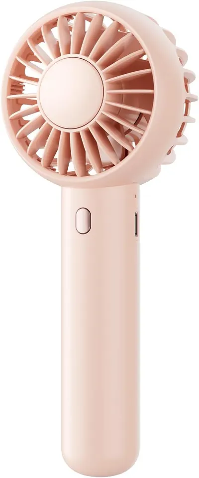 Displays the core product clearly on a white background to show the handheld fan's design, color, and form factor for catalog browsing.