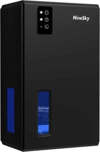 Shows the core product clearly with its key features visible including the control panel with indicator lights and the transparent water level window, helping shoppers understand what they will…
