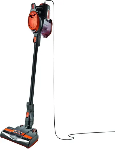 Displays the complete vacuum cleaner in its full form on a clean white background, allowing shoppers to see the entire product design, size, and key components including the motorized floor head,…