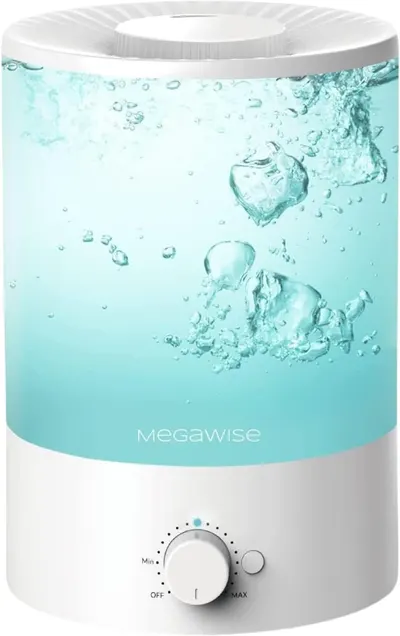 Shows the core product clearly with its key design features including the transparent water chamber and control interface to help shoppers understand what they are purchasing. Demonstrates the…