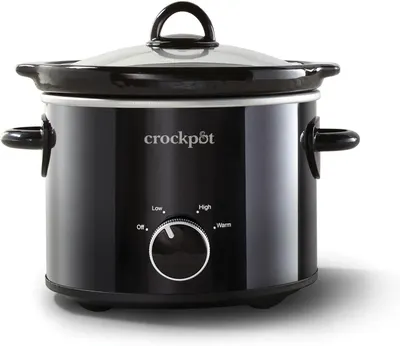 Displays the core product clearly on a white background to show the shopper exactly what they will receive, including the glass lid, handles, and control dial with multiple heat settings.