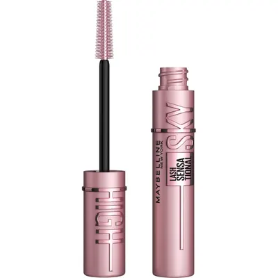 Shows the core product clearly with both the tube and applicator brush visible to help shoppers understand what they are purchasing. Demonstrates the mascara applicator brush pulled out from the…