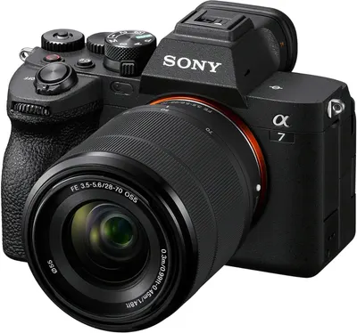 Displays the Sony Alpha 7 mirrorless camera with attached lens as the core sellable product, showing its professional design, controls, and build quality to help shoppers understand what they are…