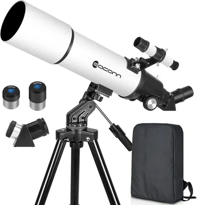 Displays the core telescope product along with all included accessories to show shoppers exactly what they will receive in their purchase. Showcases the included accessories and bonus items that…