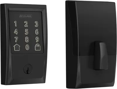 Shows the core product from two angles to communicate its design, keypad interface, and physical form factor, helping shoppers understand what they will receive.